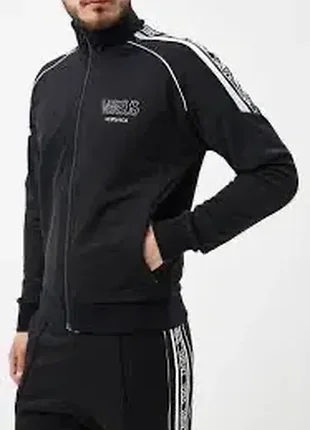 Versace (s) versus logo tape track jacket мужская спортивная кофта з