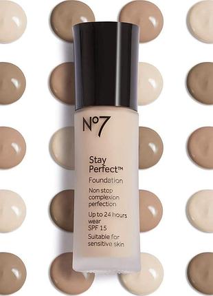 Тональний крем no7 stay perfect foundation spf15 30 мл