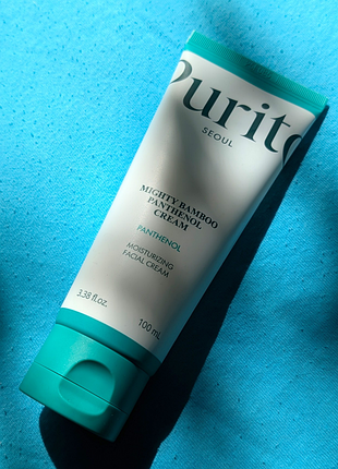 Барьерный крем с экстрактом бамбука и пантенолом purito mighty bamboo panthenol cream