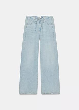 Легкі штани брюки в джинсовому стилі джинси від zara прямі straight  / легкие штаны брюки в джинсовом стиле джинсы зара прямые
