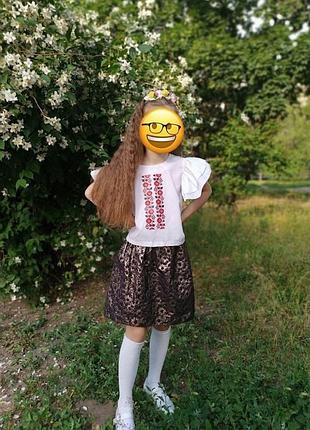 Вишиванка на дівчинку до 132см