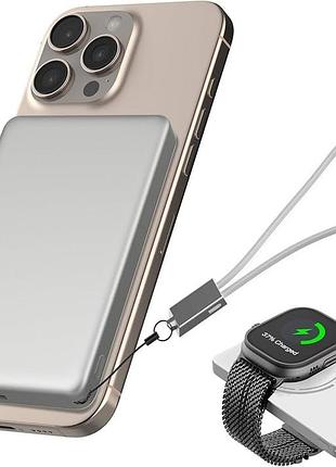 Магнитный повербанк magsafe juovi j2911 5000mah 20w