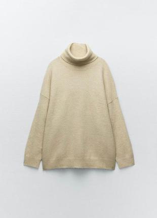 Об'ємна тепла кофта светр оверсайз zara, p.m