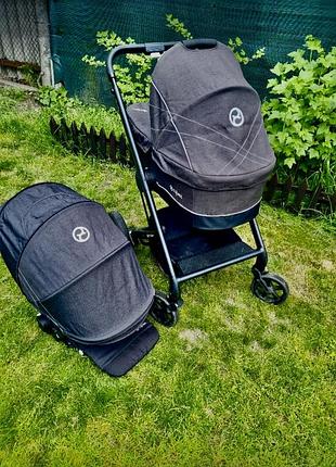 Cybex balios s коляска 2 в 1 з люлькою та прогулянковим блоком