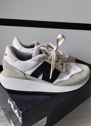Кроссовки new balance 237, замш + сетка 5