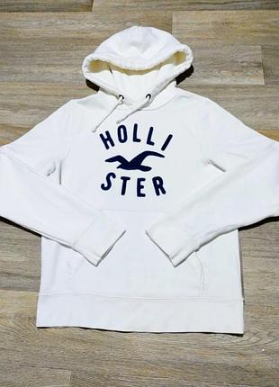 Чоловіче біле худі hollister, розмір l-xl.