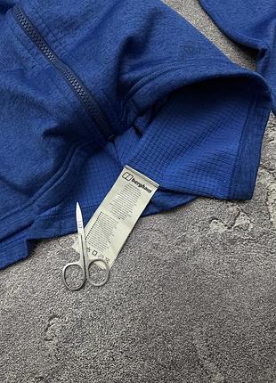 Фліс berghaus оригінал синя кофта чоловіча флісова куртка бергхаус з капюшоном зіпка 5