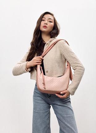 Жіноча сумка sambag hobo mini рожева