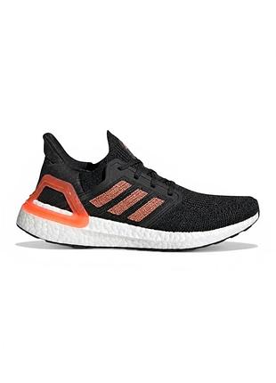 Женские кроссовки adidas ultraboost 20 чорний, помаранчевий 36 размер
