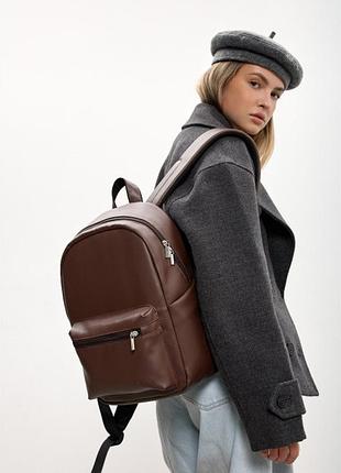 Женский рюкзак sambag talary шоколадный