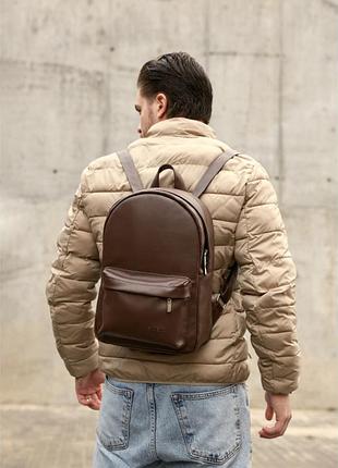 Чоловічий рюкзак sambag brix classic шоколадний