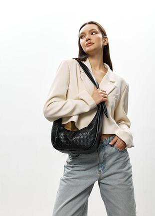 Жіноча сумка sambag hobo s чорна