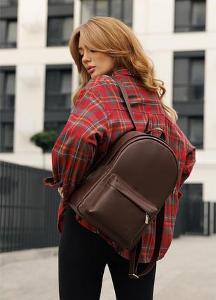 Женский рюкзак sambag brix classic шоколадный