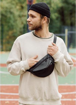 Сумка на пояс бананка sambag urban skhm чорний