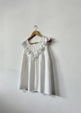 Котонова біла блуза🌿