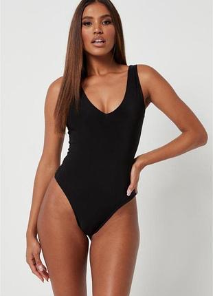 Боді жіночий prettylittlething чорний боді масло 12/40