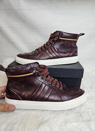 Кожаные ботинки bally 44 размер