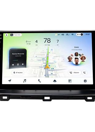 Штатна магнітола teyes cc4l 6+64 gb kia ceed 2021+ black 10"