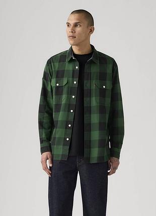 Мужская рубашка levi's в клетку