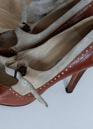 Manolo blahnik винтажные туфли кожаные