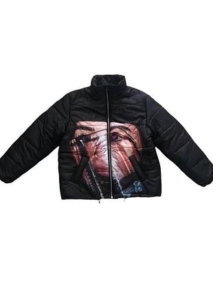Hediraiser nightmare light puffer jacket