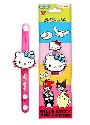 Браслет hello kitty коллекционный led хелоу китти и друзья hk002 тм cool things