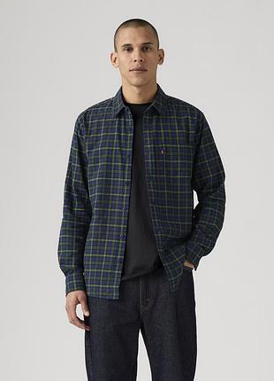 Мужская рубашка levi's в клетку