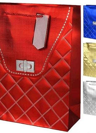 Пакет подарунковий m charm 26*32*10см r33146-m тм stenson
