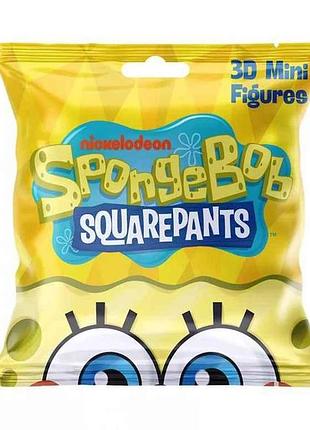 Фігурка колекційна сюрприз губка боб, асорті sb3d-2025 тм spongebob