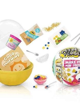 Набор игровой mini food 3 создай кафе, ассорти 505396 тм miniverse
