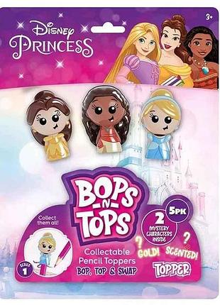 Набор фигурок bop n tops топперов коллекционных принцессы дисней (5 фигурок, ассорти) dsp20-3562-kv-fo тм sambro