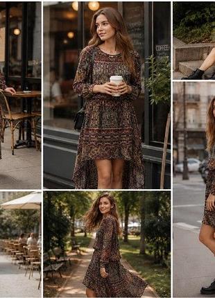 Шлейф - легкое летнее платье - спереди короткое, сзади длинное 2