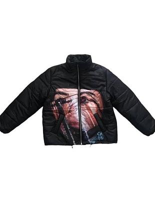 Hediraiser nightmare light puffer jacket