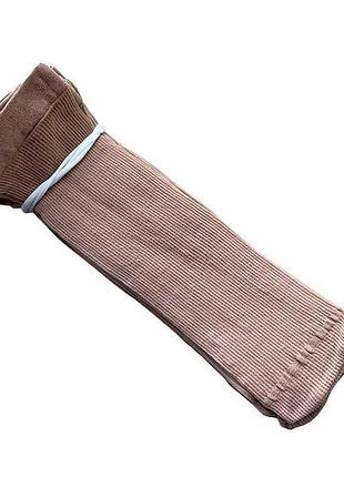 Шкарпетки рубчик 50 (10пар) (б/р) (beige) тм lady sabina