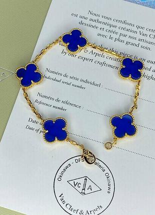 💎new💎брендовый браслет van cleef , vca, клевер, ван клиф ♥️♥️♥️с логотипом
