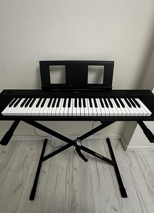 Цифрове піаніно yamaha piaggero np-12b + стійка в подарунок