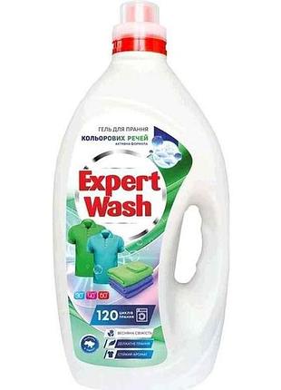 Гель для стирки 6л цветных вещей весенняя свежесть тм expert wash