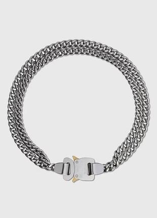 1017 alyx 9smdouble chain necklace цепочка