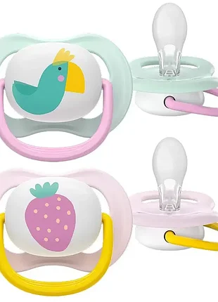 Пустышка philips avent ultra air 0-6 мес. 2 шт.