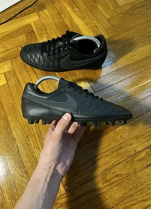 (41 размер, 25,5-26см) nike majestry fg черные бутсы чорні бутси