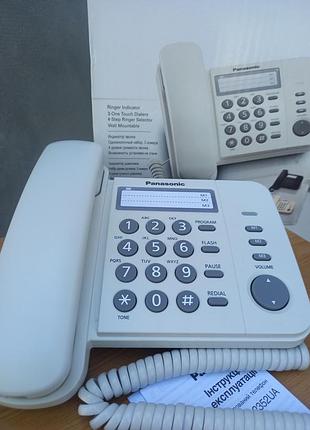 Провідний телефон panasonic kx-ts2352ua, в коробці, оригінал