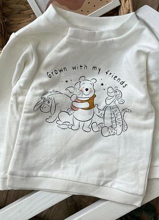 Кофта, двунитка з начосом тм "disney" (56 см)
