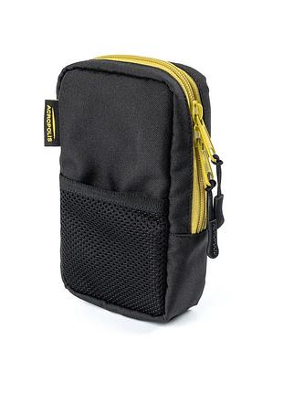 Подсумок molle acropolis пу-1ч черный универсальный 10х18х5 см