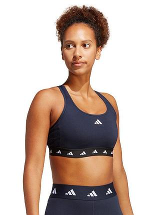 Спортивный топ adidas techfit со съемными паралоновыми вкладышами