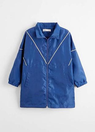 Плащ, ветровка для мальчика shein синий (jit7003142 blue (104 см (4 года))