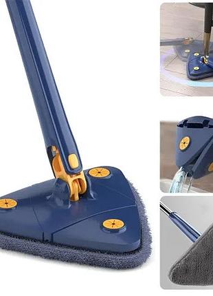 Швабра трикутна traingular twist water mop з функцією повороту на 360° і віджиманням
