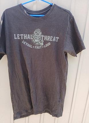 Мужская футболка lethal threat.