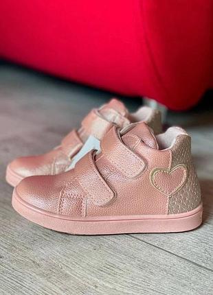 Демісезонні черевики для дівчаток sluch рожевий (109q pink (24 (15 см))