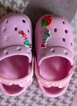 Тапочки детские типа crocs 3