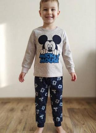 Теплая флисовая пижама от disney на мальчика